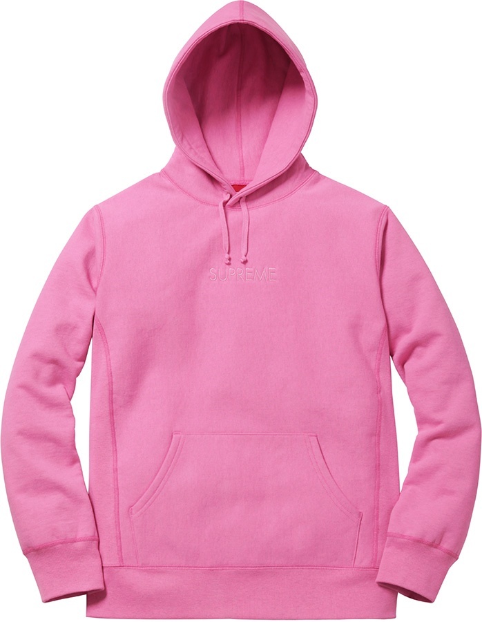 Tonal Embroidered Hooded Sweatshirt view 2